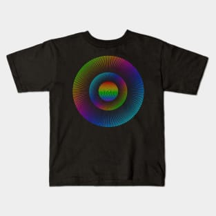Circled Optical Illusion - #15 Kids T-Shirt